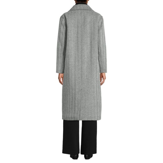 Lands' End Women's Insulated Double Breasted Wool Coat - Image 3