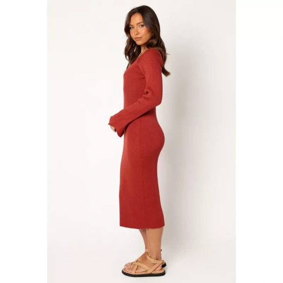 Petal and Pup Womens Skylee Longsleeve Midi Dress - Image 3